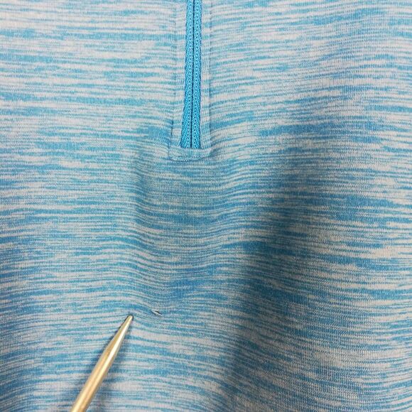 Under Armour Womens Coldgear Active Cozy Blue Heather Long Sleeve Athleisure S - Picture 5 of 10